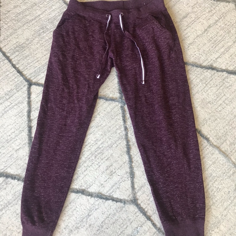 Maroon sweatpants